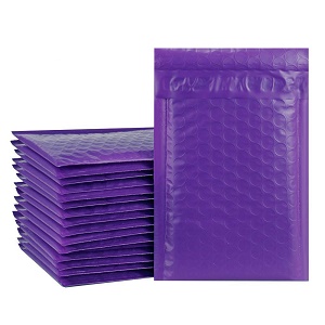 purple poly bubble mailer